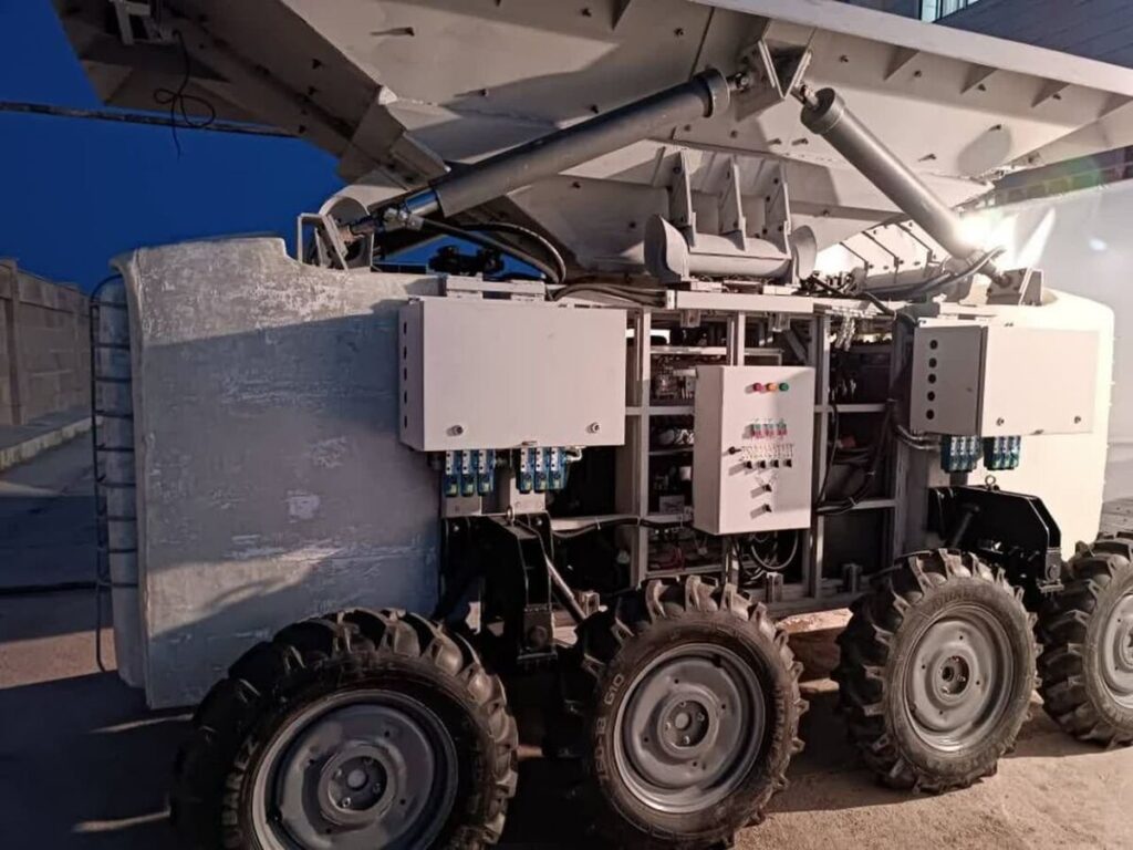 دامپتراک معدنی بدون راننده در سمنان رونمایی شد