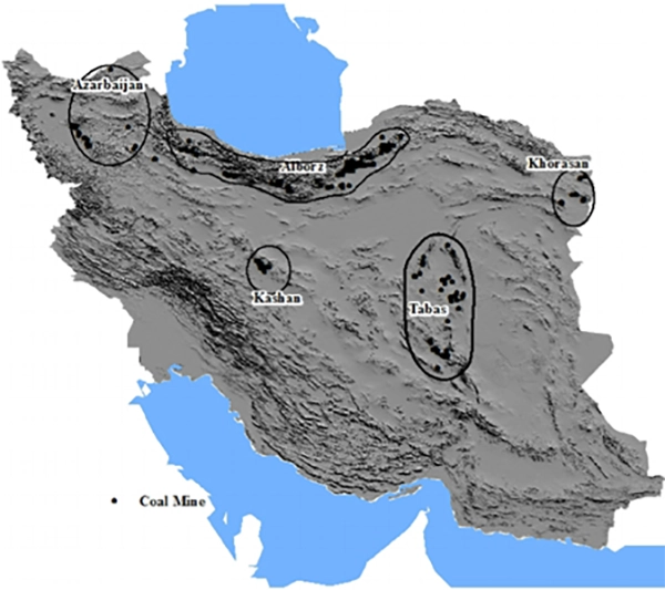 منابع زغال سنگ در ایران