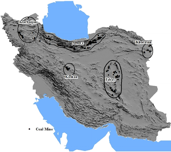  منابع زغال سنگ در ایران